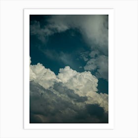 Big Puffy Clouds Art Print