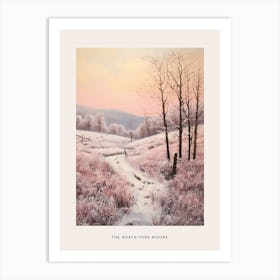 Dreamy Winter National Park Poster  The North York Moors England 3 Art Print