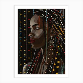 Afro-American Woman 62 Art Print