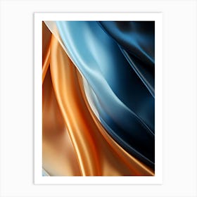 Blue And Orange Art Print