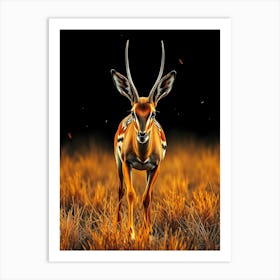 Wild Animal Creative Portrait 134 Art Print