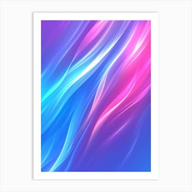 Abstract Wavy Background Art Print