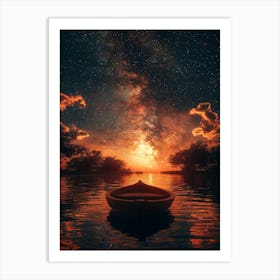 Boat In The Water 7 Art Print