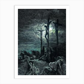 The Close Of The Crucifixion - Gustave Doré, 1880 HD Remastered Art Print