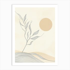 Tree In The Sun Art Print