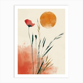 Vintage Flair Mid Century Style Art Print