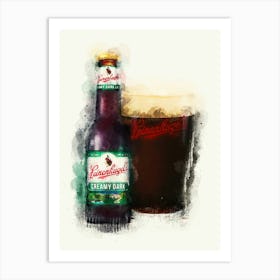 Leinenkugel Creamy Dark Art Print