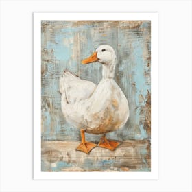 Duck Painting 543 Art Print