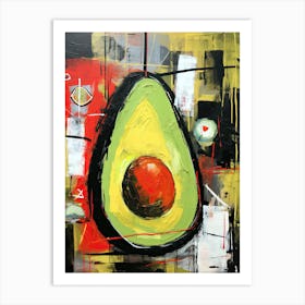 Bold Avocado Art Print