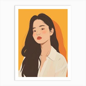 Asian Girl 40 Art Print