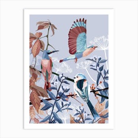 Birds Of Winter Art Print