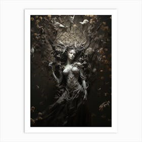 Forest Woman 4 Art Print