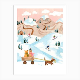 Winter Fun Art Print