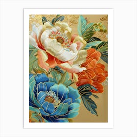 Chinese Flower Painting 54 Art Print