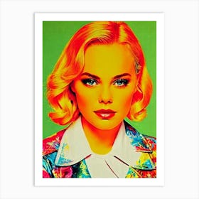 Abbie Cornish Colourful Pop Movies Art Movies Art Print