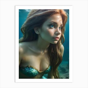 Mermaid-Reimagined 86 Art Print