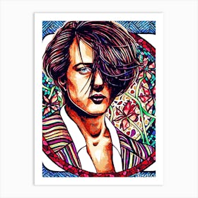 Brett Anderson suede britpop band music 12 Art Print