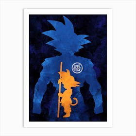 Dragonball Goku Art Print