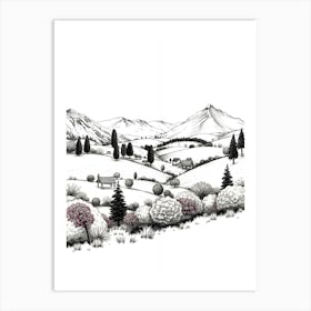 Winter Landscape 8 Art Print