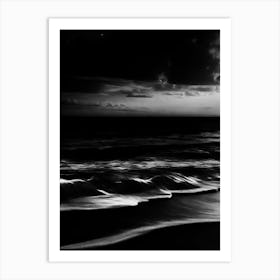 Black And White Seascape 38 Art Print