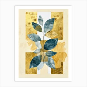 Gold Leaf 35 Art Print