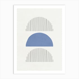 Lines and Shapes - B03 Art Print