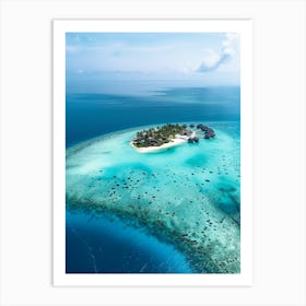 Island In The Maldives 14 Art Print