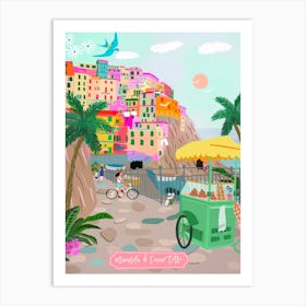 Manarola Di Cingeue Terre Art Print