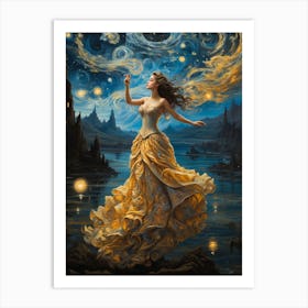 Dreaming Of The Starry Sky Art Print