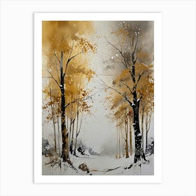 Autumn Trees Art Print