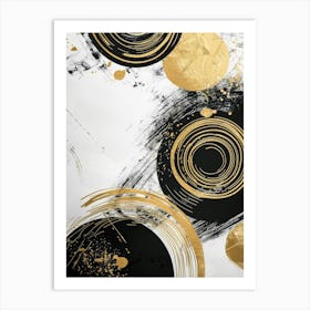 Abstract Circles Canvas Print 20 Art Print