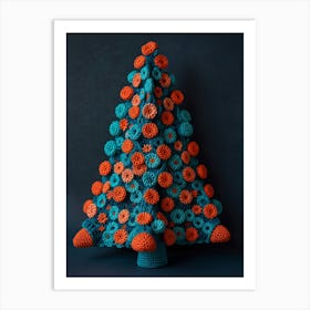 Crochet Christmas Tree Art Print