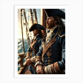 Pirate captain 2 Art Print