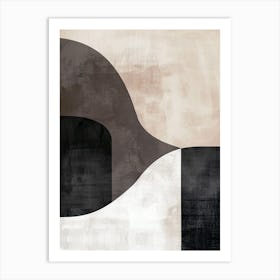 Curves In Harmony Minimalist Style Art Print