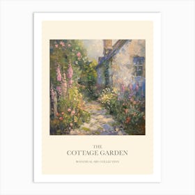 Flower Symphony Cottage Garden Poster 5 Art Print