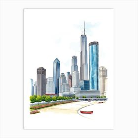 Urban Oasis 2 Art Print