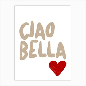 Ciao Bella 3 Art Print