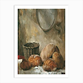 Bread And Bread Art Print