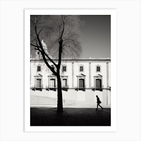 Alcala De Henares, Spain, Black And White Analogue Photography 4 Art Print