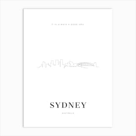 Sydney Art Print