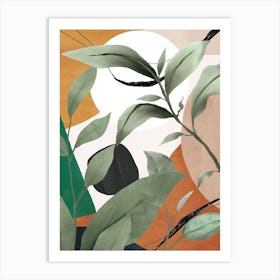 Abstract Botanical Art 2 Art Print