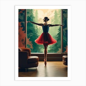 Ballerina Performing Art Print