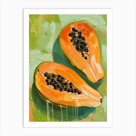 Papaya 6 Art Print