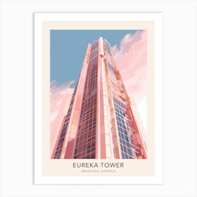 Eureka Tower Melbourne Australia Travel Poster Art Print