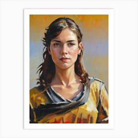 Portrait Of A Young Woman 16 Art Print