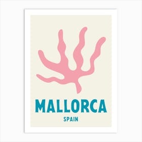 Mallorca, Spain, Graphic Style Poster 4 Art Print