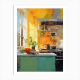 Kitchen In The Sun 1 Art Print