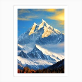 Mountain In The Sky Art Print