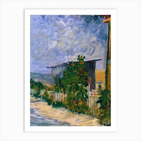 Shelter On Montmartre Van Gogh Art Print