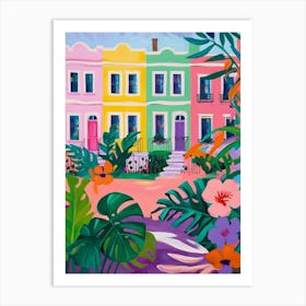 Colorful Houses 5 Art Print